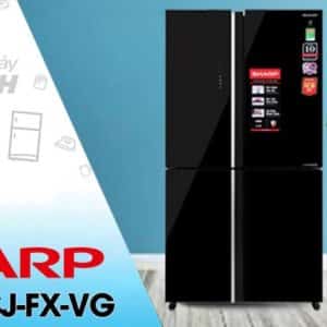 Tủ lạnh Sharp Inverter 525 lít Multi Door SJ-FXP600VG-BK