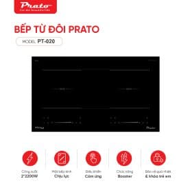 Bếp từ đôi Prato PT020 Serial 03